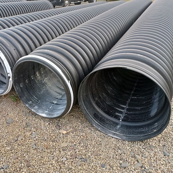 24 inch HDPE culvert pipe.